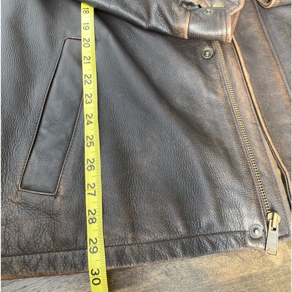 Eddie Bauer leather bomber jacket. SizeXL tall - Picture 13 of 14